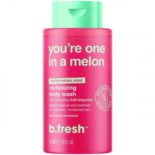 b.fresh You're One In A Melon Body Wash Maigs eksfoliējošs ķermeņa mazgāšanas līdzeklis 473ml