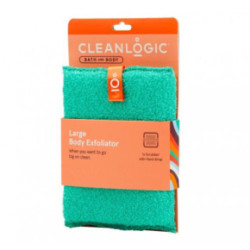 Cleanlogic Bath & Body Large Body Exfoliator Ķermeņa skrubja cimds Emerald