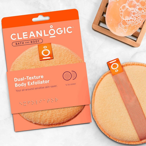 Cleanlogic Texture Body Exfoliator Ķermeņa tīrīšanas sūķlis Coral