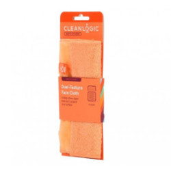 Cleanlogic Sensitive Skin Dual-Texture Face Cloth Sejas tīrīšanas drāniņa Coral