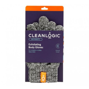 Cleanlogic Detoxify Exfoliating Body Gloves Skrubja cimdi 1 pair
