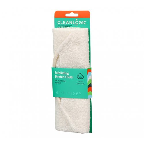 Cleanlogic Sustainable Exfoliating Stretch Cloth Ķermeņa mazgāšanas suklis 1gab.