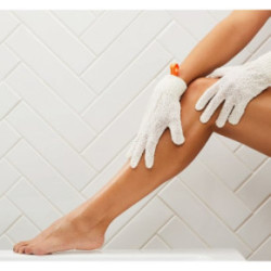 Cleanlogic Sustainable Exfoliating Body Gloves Pīlinga cimdi 1 pair