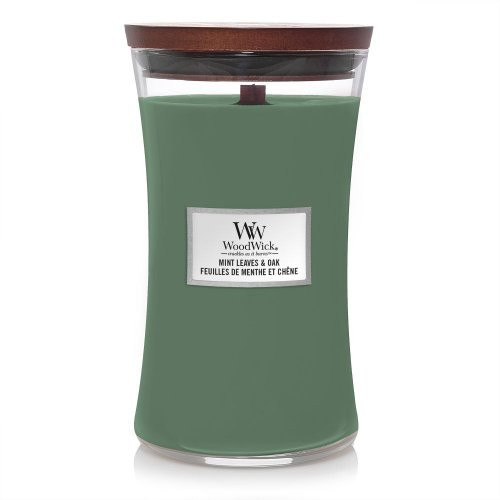 WoodWick Mint Leaves & Oak Svece Heartwick