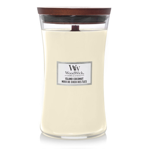 WoodWick Island Coconut Svece Heartwick