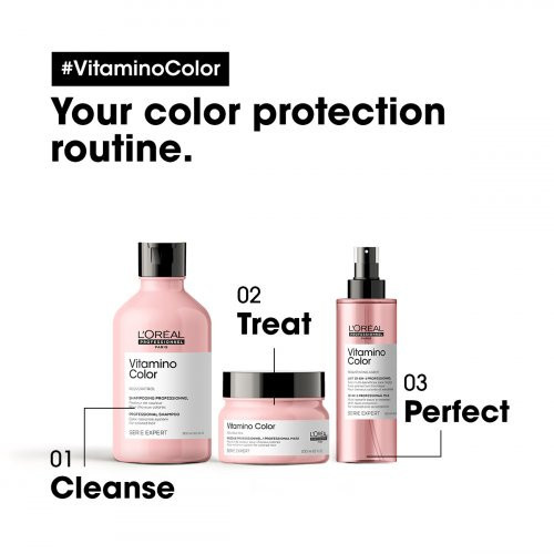 L'Oréal Professionnel Vitamino Color Trio Gift Set Svinīgais matu kopšanas komplekts krāsotiem matiem