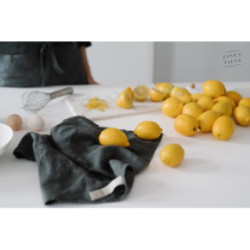 Linen Tales Linen Kitchen Towel Lina virtuves dvieļis Lemon Curry