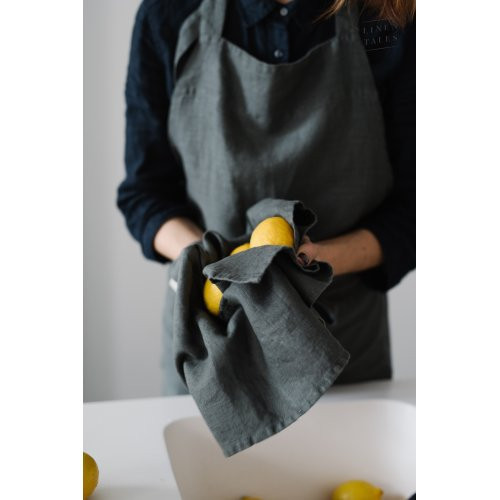 Linen Tales Linen Kitchen Towel Lina virtuves dvieļis Lemon Curry