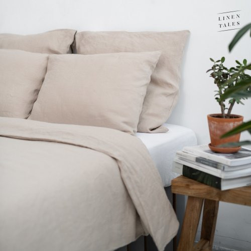 Linen Tales Hemp Pillowcase Kaņepju šķiedras spilvendrāna Warm Sand