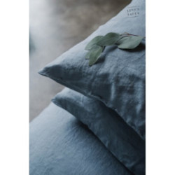 Linen Tales Blue Fog Linen Duvet Cover Set Lina gultas veļas komplekts 200x200 50x70*2