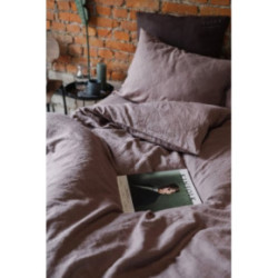 Linen Tales Ashes of Roses Linen Duvet Cover Set Lina gultas veļas komplekts 200x200 50x70*2