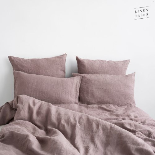 Linen Tales Ashes of Roses Linen Duvet Cover Set Lina gultas veļas komplekts 200x200 50x70*2