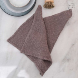 Linen Tales Linen Dishcloth Set of 2 Lina trauku dvielīšu komplekts Cafe Creme