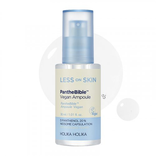 Holika Holika Less On Skin PantheBible Vegan Ampoule NOmierinošs sejas serums 30ml