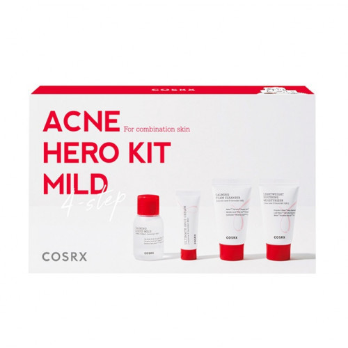 COSRX AC Collection Trial Kit Mild Sejas kopšanas komplekts jauktai ādai