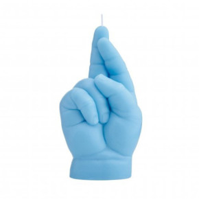 CandleHand Baby Crossed Fingers Candle Svece Pastel Blue