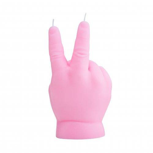 CandleHand Baby Peace Candle Svece Pastel Pink