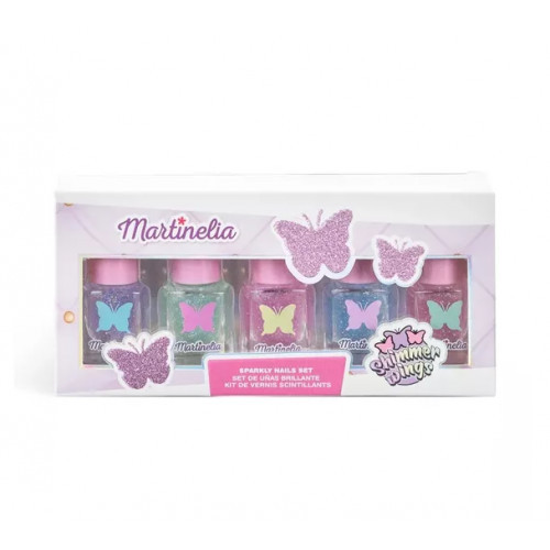 Martinelia Nail Polish Set Nagu kopšanas komplekts bērniem Shimmer Wings