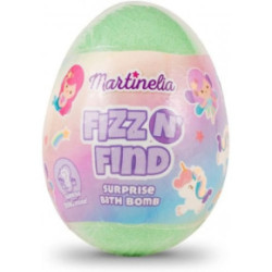 Martinelia Fizz N' Find Surprise Bath Bomb Vannas bumba bērniem ar pārsteigumu iekšā Purple