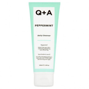 Q+A Peppermint Daily Cleanser Sejas mazgāšanas līdzeklis 125ml