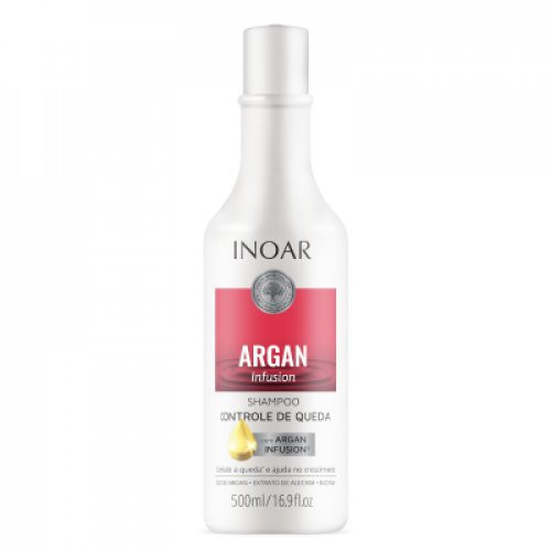 Inoar Argan Infusion Loss Control Shampoo šampūnas stabdantis plaukų slinkimą 500ml