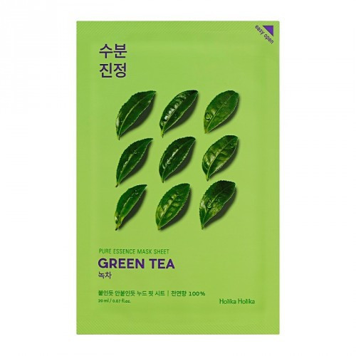 Holika Holika Pure Essence Mask Sheet Green Tea sejas maska 20ml