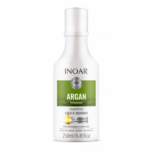 Inoar Argan Infusion Smooth and Silky Shampoo Šampūns gludiem un mīkstiem matiem 500ml