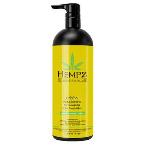 Hempz Original Shampoo For Damaged & Color Treated Hair Barojošs šampūns bojātiem un krāsotiem matiem 250ml