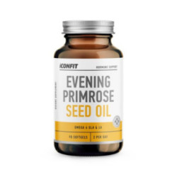 Iconfit Evening Primrose Seed Oil Capsules Naktssveces Eļļa 90 kapsulas