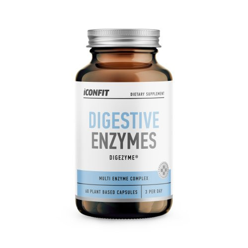 Iconfit Digestive Enzymes Supplement Gremošanas enzīmi 60 kapsulas
