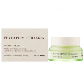 Mizon Phyto Plump Collagen Night Cream Nakts sejas krēms 50ml