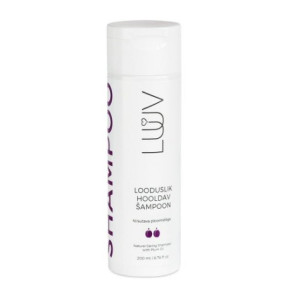 LUUV Natural Caring Shampoo With Plum Oil Dabisks šampūns ar plūmju eļļu 200ml