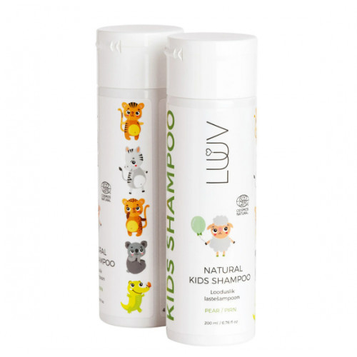 LUUV Natural Kids Shampoo Dabgs ampns berniem 200ml