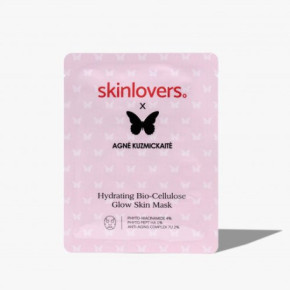 Skinlovers Hydrating Bio-Cellulose Glow Skin Mask Mitrinoša biocelulozes maska 25g