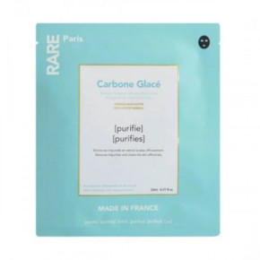 RARE Paris Carbone Glacé Purifying Face Mask Attīrošā sejas maska 1gab.