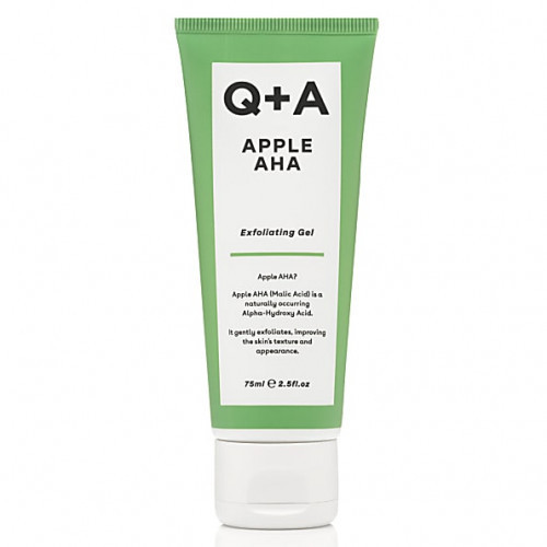 Q+A Apple AHA Exfoliating Gel Pīlinga sejas želeja 75ml