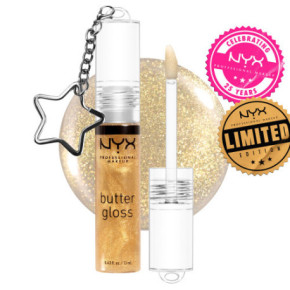 Nyx professional makeup Butter Lip Gloss 25k Gold Lūpu spīdums 13ml