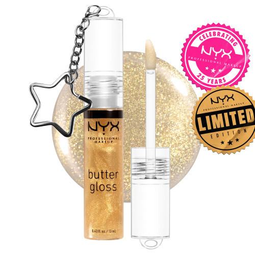 Nyx professional makeup Butter Lip Gloss 25k Gold Lūpu spīdums 13ml