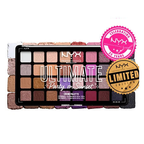 Nyx professional makeup Birthday Ultimate Palette Acu ēnu palete Party on Sunset