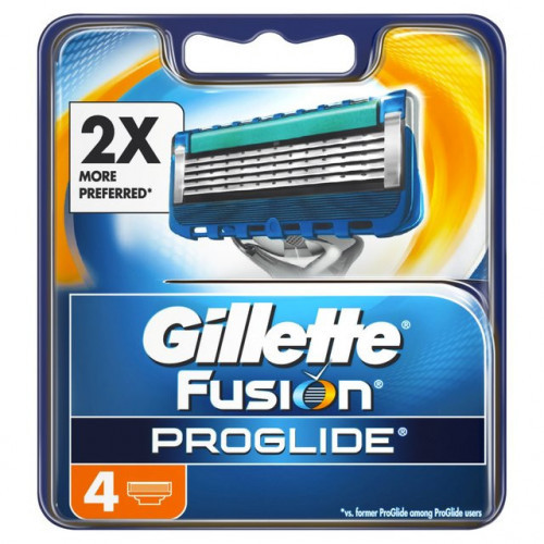 Gillette ProGlide Razor Blades Skuvekļa kasetnes 4 vie.