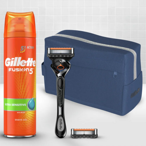 Gillette Fusion Proglide Sharp Gift Set Skūšanas komplekts vīriešiem Komplekts