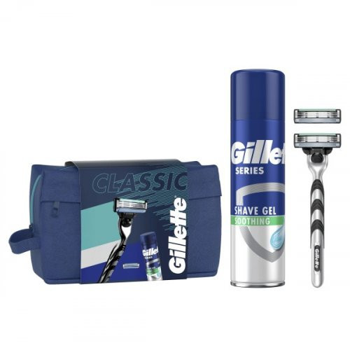 Gillette Mach3 Classic Gift Set Skūšanas komplekts vīriešiem Komplekts