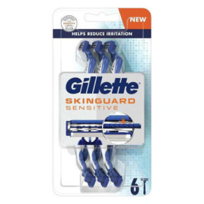 Gillette Disposable Razor For Sensitive Skin Vienreizējie skuvekļi 6gab