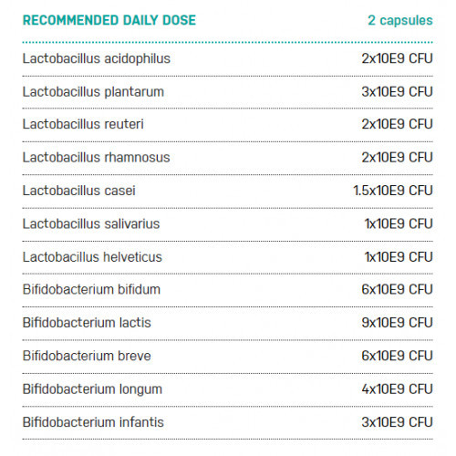 Ecosh Ecobiotic Lactic Acid Bacteria Laktobaktērijas 40 kapsulas