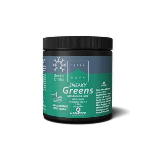 Terranova Green Child Sneaky Greens Super Shake Dzīvo baktēriju pulveris 180g