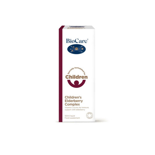 Biocare Childrens Elderberry Complex Vitamīnu komplekss bērniem ar plūškoku 150ml