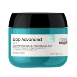 L'Oréal Professionnel Scalp Advanced Anti-Oiliness 2-In-1 Deep Purifier Clay Attīroša maska - šampūns taukainai galvas ādai 250ml