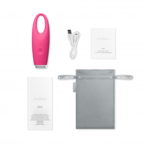 Foreo IRIS zemacs ādas masāžas ierīce (Magenta) Magenta