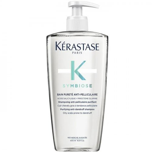 Kerastase Symbiose Bain Pureté Anti-Pelliculaire Pretblaugznu attīrošs šampūns taukainai, jutīgai galvas ādai ar noslieci uz blaugznām 250ml