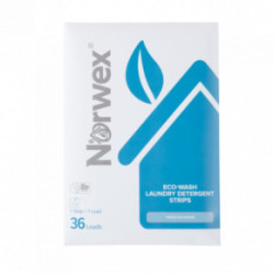 Norwex Eco-Wash Laundry Detergent Strips Loksnes veļas mazgāšanai Eco-Wash 36 vnt.